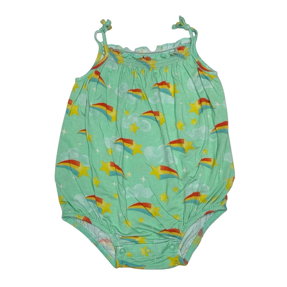 Posh Peanut Shooting Star Bamboo Bubble Romper